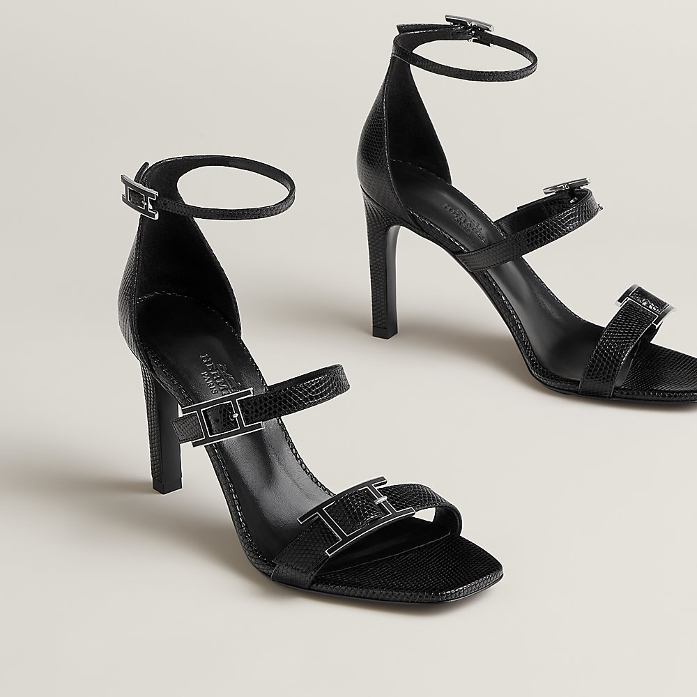 Liv 90 sandal - Black | Hermès USA